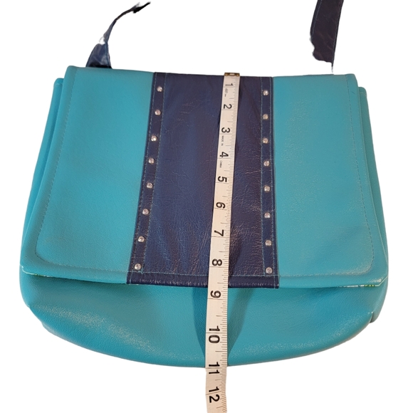 Handmade Repurposed Material Eco Friendly Crossbody Satchel Purse & Coin Purse - Picture 11 of 14